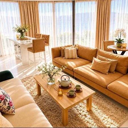 Wonderful 2 Bed Flat 2 Bathrooms 2 Dining Balconies Private Parking Reservation Deposit Required Kyrenia Walking Distance To Castle *