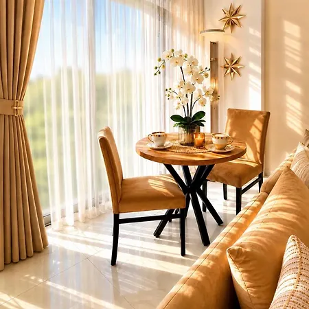Wonderful 2 Bed Flat 2 Bathrooms 2 Dining Balconies Private Parking Swimming Pool City Central Kyrenia Walking Distance To Duenya Ivf & Grand Opera Casino Cirénia
